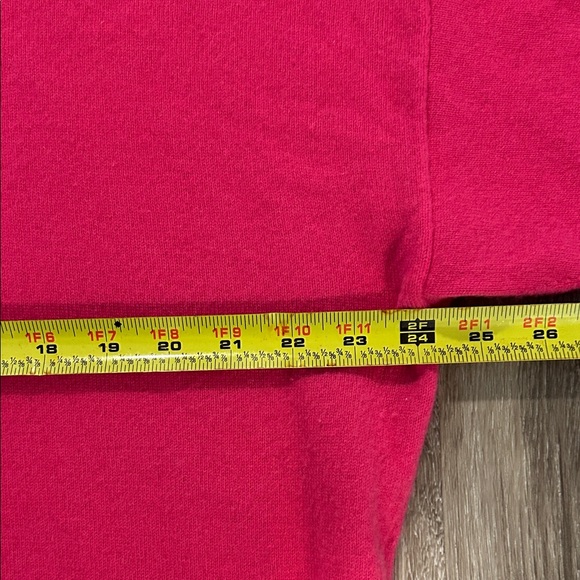 Madewell 100% Cashmere Crew Neck Sweater in Bright Pink - Picture 4 of 7